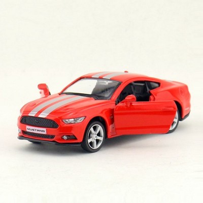 1:36 2015 Ford Mustang GT die cast car model toy for kids 12.5cm pull back alloy car With Sound/Light