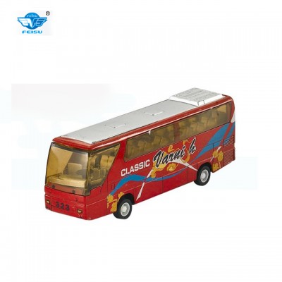 Diecast metal bus toy model bus toys small bus toy