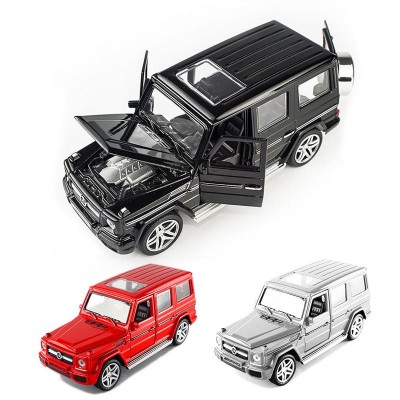 1:32 Mercedes AMG G65 off road die cast car model toy for kids 15.5cm simulation alloy truck With Sound/Light/Toys